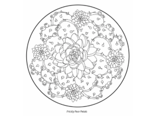 A Gift for You: Coloring Download from The Desert Mandalas Coloring Book